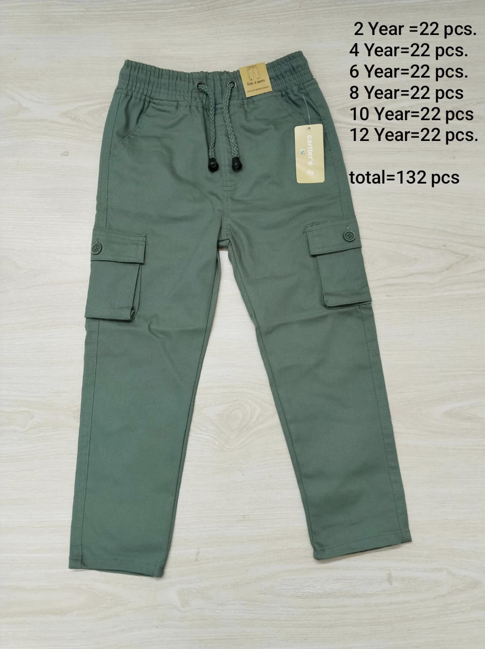 Cargo Pant Greyish Green
